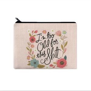 Fun canvas pouch!